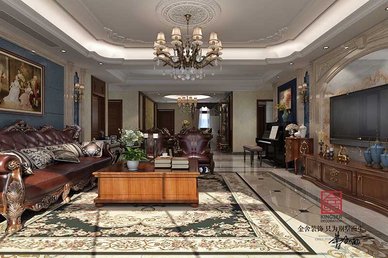 紫晶悅城裝修-新古典風格-客廳