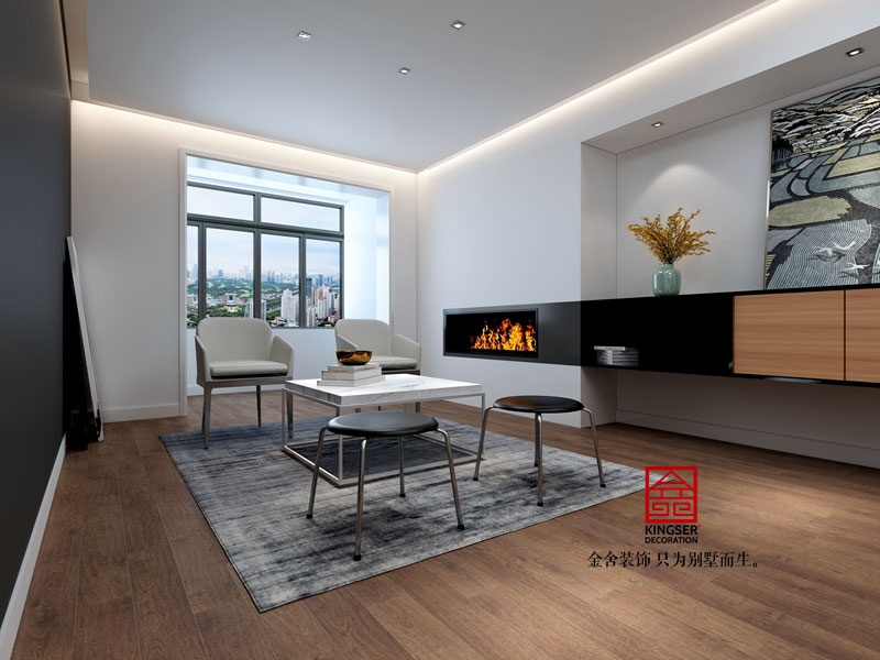 國賓壹號裝修-現代簡約-客廳