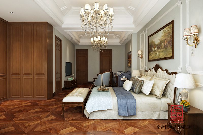 江南新城300平米歐式風格裝修效果圖