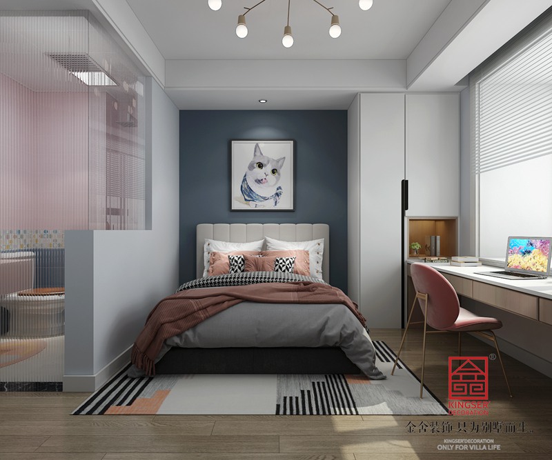 國(guó)賓壹號(hào)149平米裝修-北歐風(fēng)格-臥室