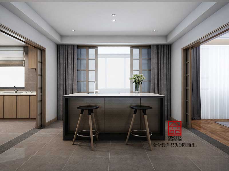 御河上院206平米北歐風格裝修-餐廳