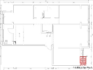 融創中心180平米裝修戶型拆改說明