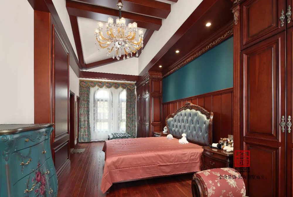 上山間400平米別墅美式風(fēng)格裝修實景