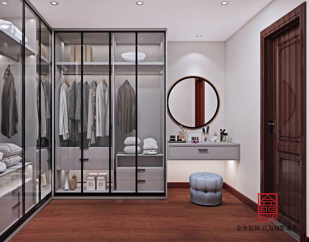 維多利亞三期206平米現代風格裝修-衣帽間
