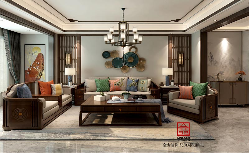 融創中心180平中式風格裝修