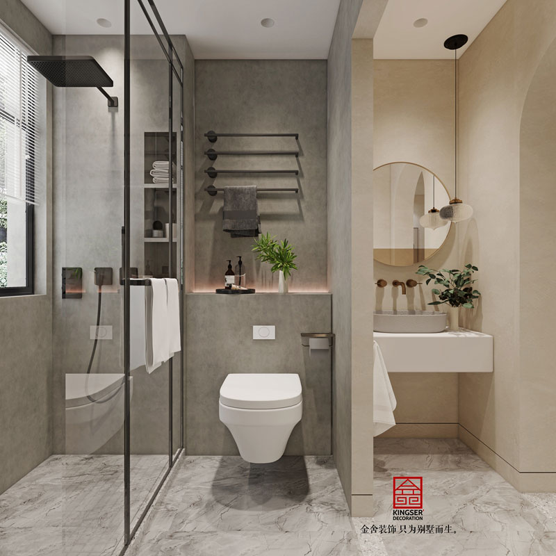 盛邦大都會裝修衛生間效果圖