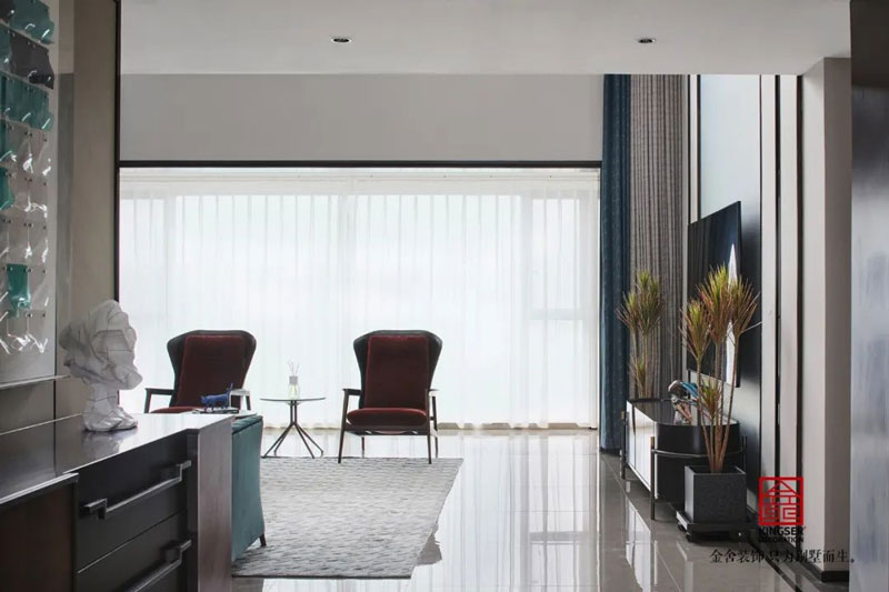 裕華壹號260㎡頂躍裝修現代輕奢實景圖