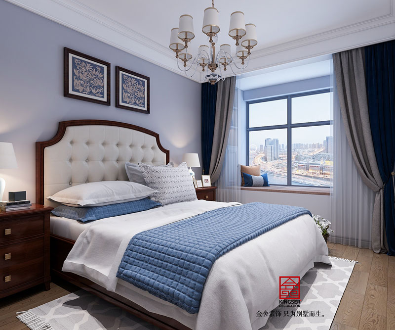 石家莊榮盛城裝修140平現代風格效果圖