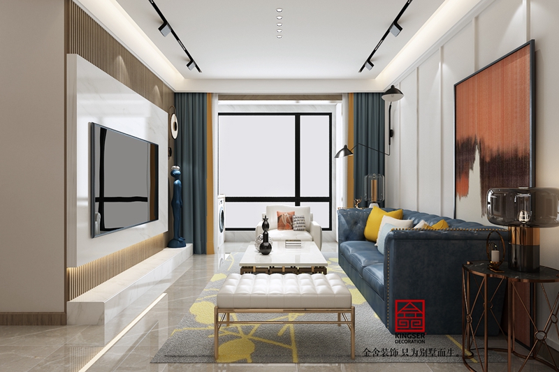 遠洋晟庭130現代風格裝修設計