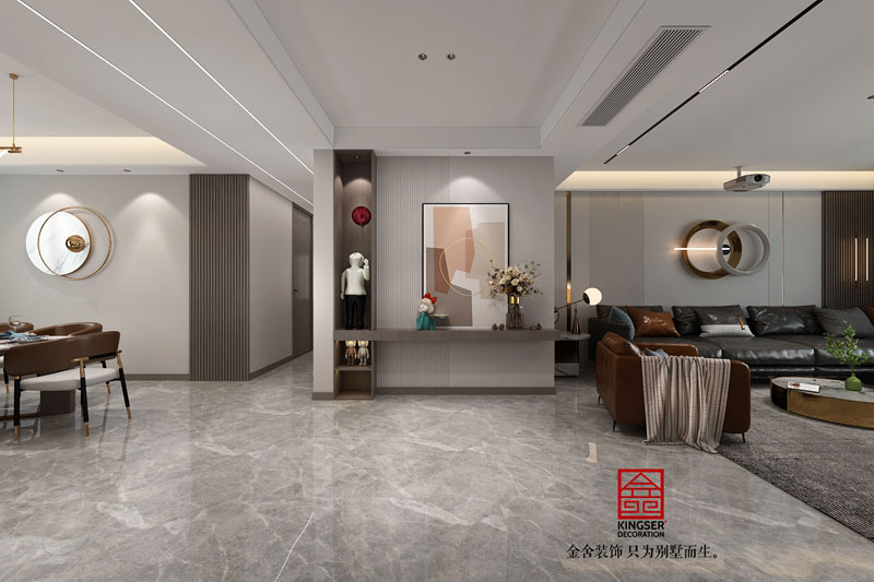 東南智匯城191平米現代輕奢風格裝修設計