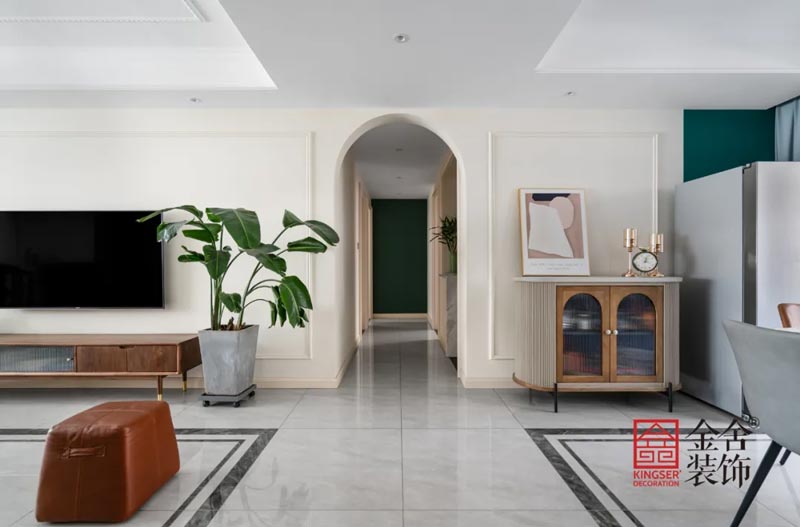 盛邦大都會北歐復古風格裝修實景圖-玄關