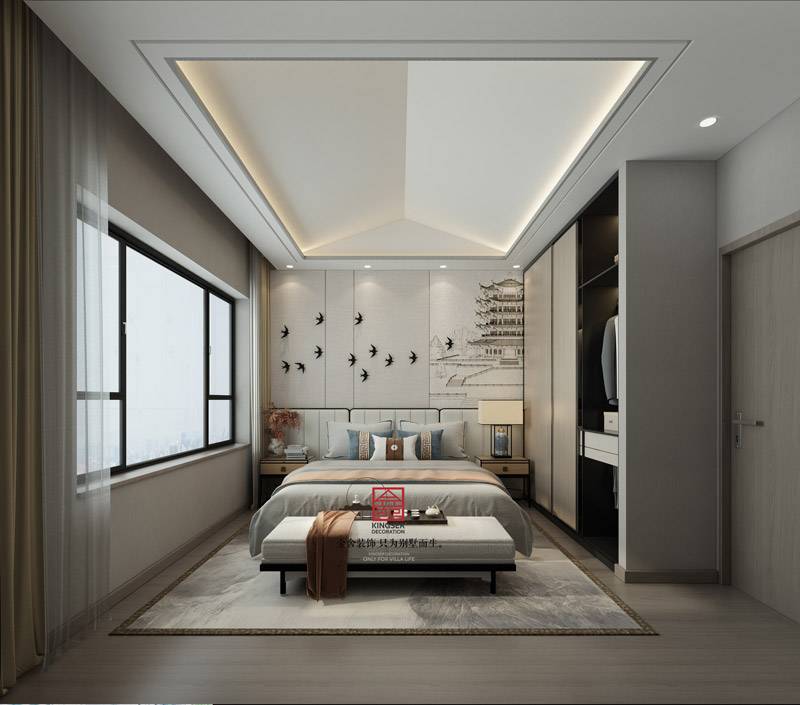 九里晴川上疊裝修設計效果圖