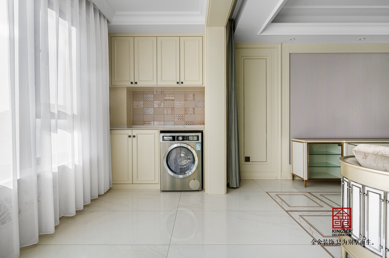 榮盛華府200㎡輕美式風格裝修實景圖