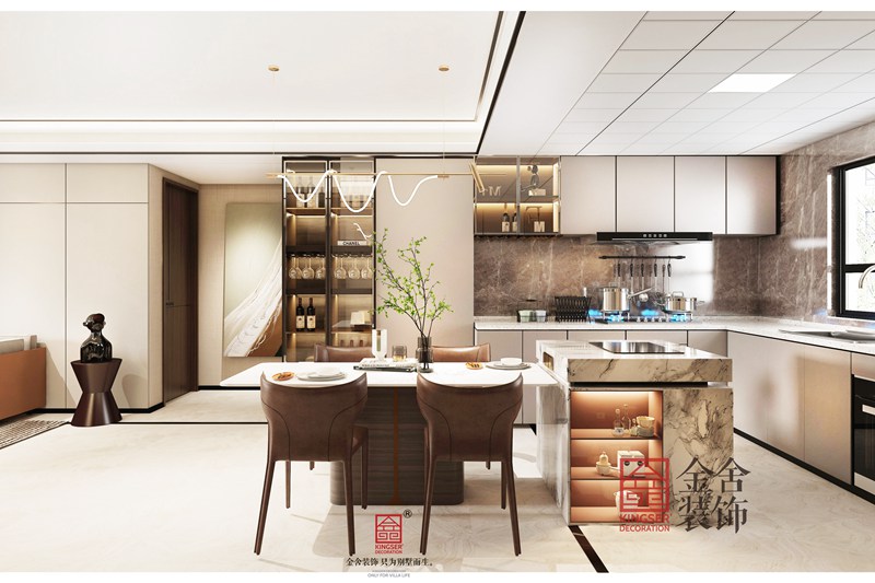 正定文化村100平現代風格裝修效果圖