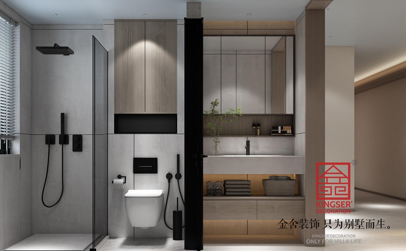 博星住宅樓260平現代風格裝修設計