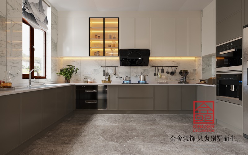 衡水漢王府別墅裝修520平現(xiàn)代法奢風格效果圖