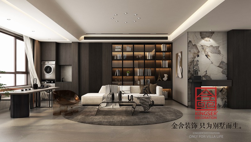 德賢華府190㎡現(xiàn)代風格裝修設計