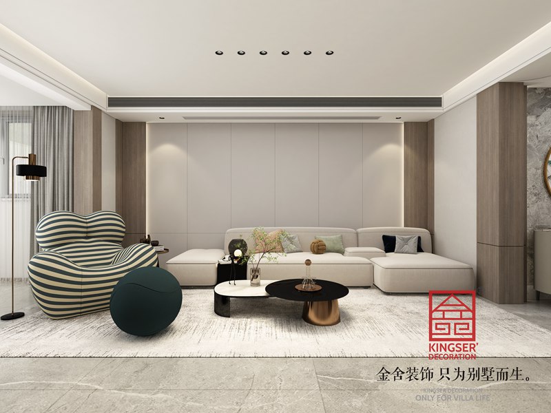 國仕山163㎡現代風格裝修設計