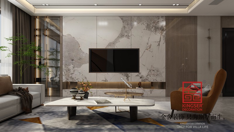 國(guó)赫天著183平米現(xiàn)代風(fēng)格裝修設(shè)計(jì)